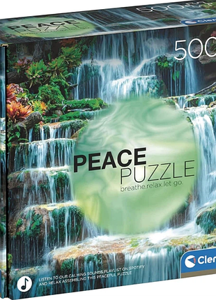 Пазл clementoni peace collection потік миру 500 ел