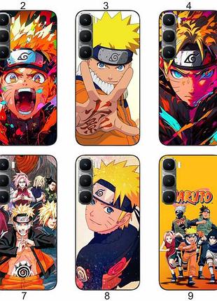 Силіконовий чохол з аніме наруто anime naruto для infinix hot 60 pro plus (x6886) вислови свою фанатську любов