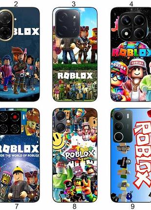 Силиконовый чехол roblox роблокс для samsung xiaomi iphone realme vivo zte oppo motorola nokia tecno infinix poco