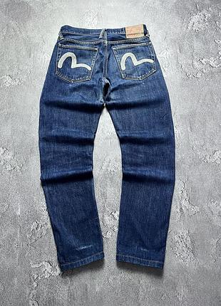 Vintage винтажные джинсы evisu эвису big logo casual кэжуал size 30