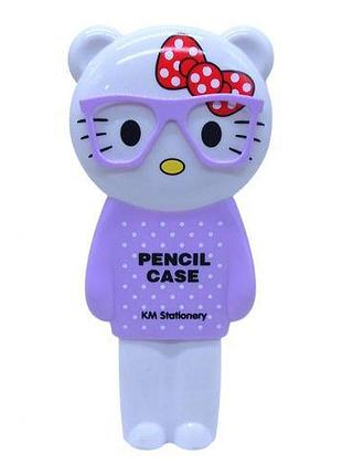 Пенал пластиковый аниме "sanrio: hello kitty" (сиренева)