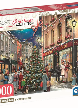 Пазл clementoni high quality collection рождество 1000 эл