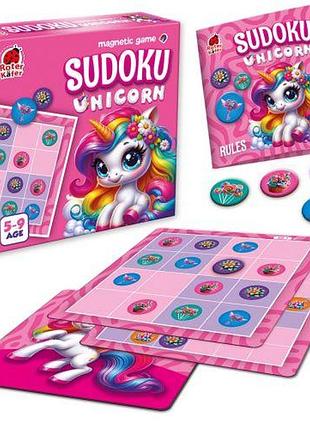 Магнитная игра "roter kafer. sudoku: unicorn" roterkafer"