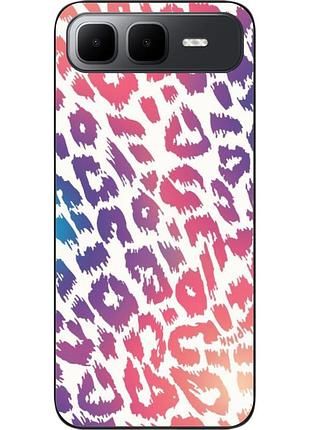 Силиконовый чехол epik для infinix smart 10 plus (x6725b) с принтом леопардовый принт