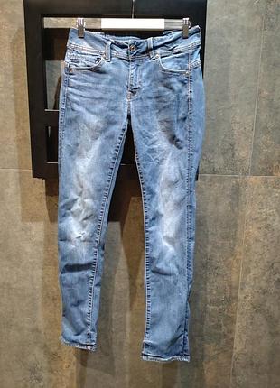 Жіночі прямі джинси g-star raw gstar midge straight w30 l32 на високий зріст