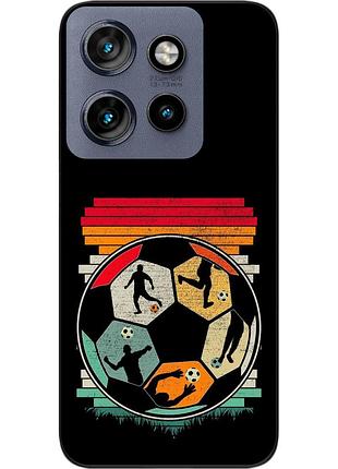 Силиконовый чехол epik для motorola edge 60 neo с принтом ретро футбол