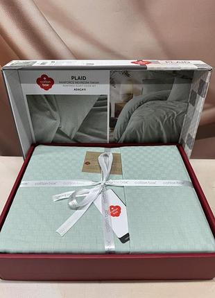 Постільна білизна жакард ранфорс cotton box полуторний розмір adacayi