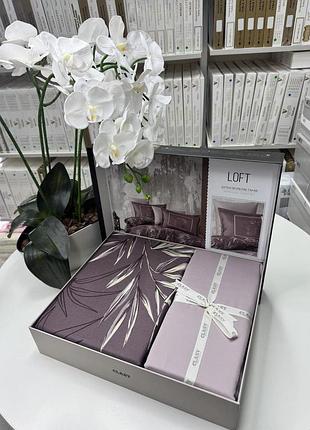Постільна білизна clasy сатин де люкс євро розмір 200 на 220 см loft