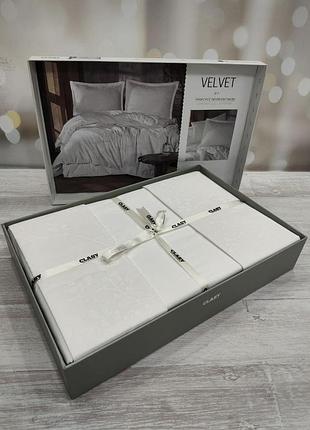 Постельное белье clasy ранфорс люкс евро размер 200 на 220 см velvet