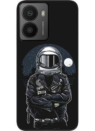 Силиконовый чехол бампер epik для hmd fusion с картинкой космонавт и луна