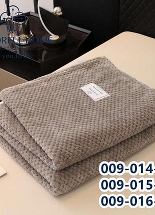 Плед двуспальный из микрофибры colorful home 200 на 220 см