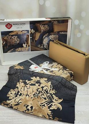 Постельное белье cotton box сатин delux семейный размер jadira bej