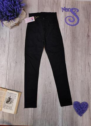 Детские джинсы для девочки altun jeans чёрные размер 152 (12 лет)