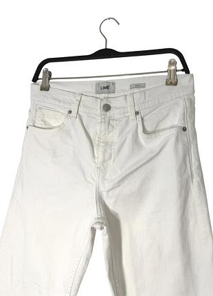 Белые женские джинсы slim lime 2