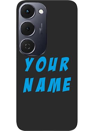 Чохол epik для tecno spark 40 pro plus (km7) бампер із ім'ям друк на чохлі