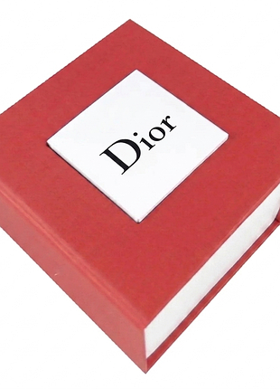 Подарочная упаковка для часов dior, коробка-футляр с подушкой, красная с белым ( ibw108-14ro )