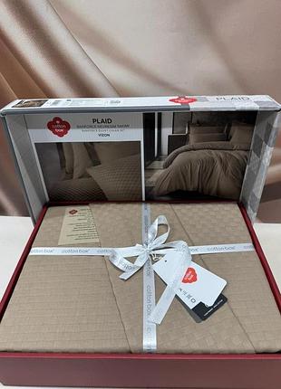 Постільна білизна жакард ранфорс cotton box полуторний розмір vizon