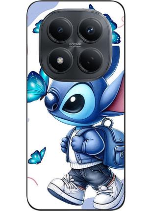 Чехол силиконовый epik для xiaomi redmi note 15 pro+ 5g с принтом стич и бабочки
