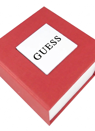 Подарочная упаковка - коробка для часов, guess (гесс) красная с белым ( ibw108-5ro )