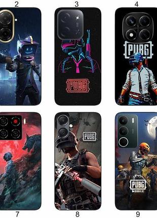 Силиконовый чехол pubg пабг для samsung xiaomi iphone realme vivo zte oppo motorola nokia tecno infinix poco