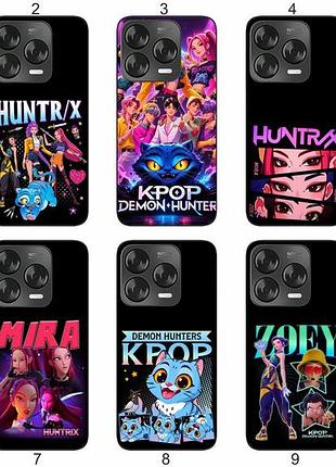 Силіконовий чохол kpop demon hunters для zte blade v70 vita 4g кейс-поп дизайн