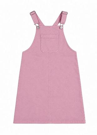 Сарафан джинсовый для девочки розовый i love girlswear, размер 146, 11 лет