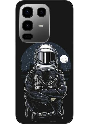 Силиконовый чехол бампер epik для infinix note 50 pro (x6855) космонавт и луна