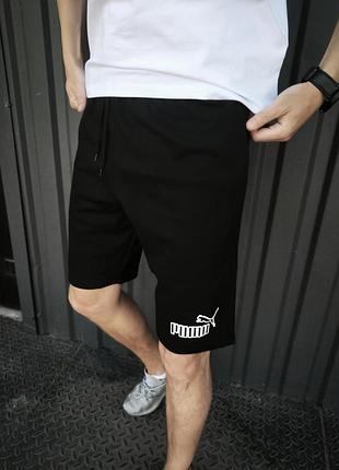 Мужские шорты puma черные 4