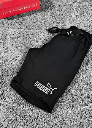 Мужские шорты puma черные 9
