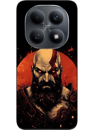 Силіконовий чохол epik для xiaomi redmi note 15 4g / 5g з зображенням god of war червоний гнів