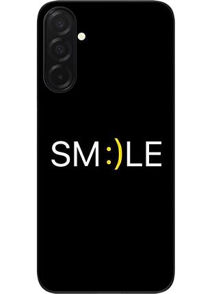 Чохол силіконовий epik для samsung galaxy a37 з зображенням з написом smile mood