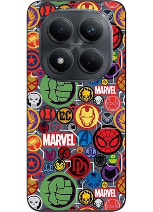 Чохол силіконовий epik для xiaomi redmi note 15 pro 4g з принтом емблеми marvel