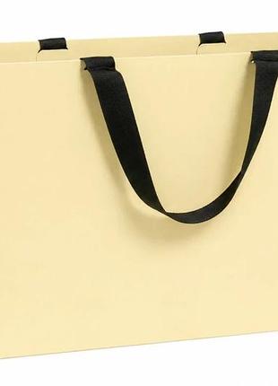 Пакет подарочный крафт 38*28*13 см 210г/м², набір 12 шт