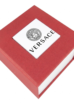 Подарочная упаковка - коробка для часов, versace красная с белым ( ibw108-18ro )