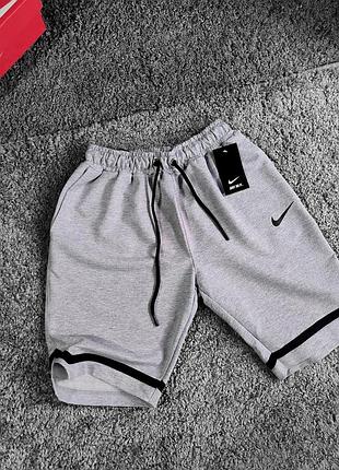 Мужские шорты nike серые 2