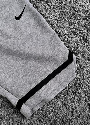 Мужские шорты nike серые 4