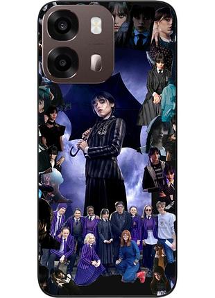Чохол силіконовий epik для oppo a6s з картинкою wednesday академія