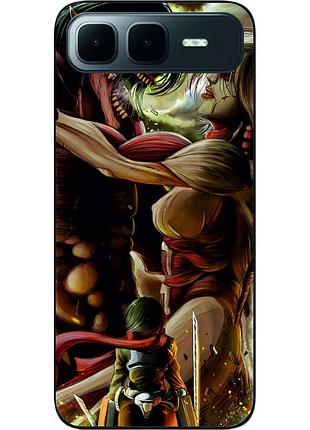 Силиконовый чехол epik для infinix smart 10 plus (x6725b) с принтом бой гигантов