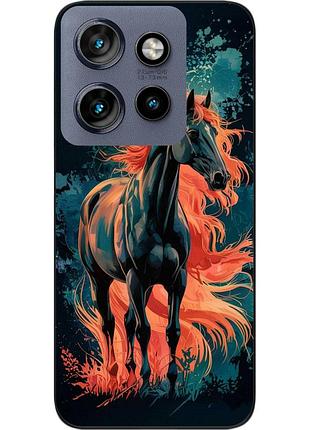Силіконовий чохол epik для motorola edge 60 neo з малюнком вихор полум'я