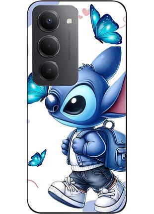 Чехол силиконовый epik для xiaomi redmi 15 стич и бабочки