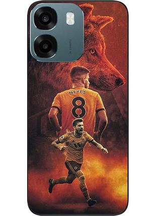 Чехол силиконовый epik для oppo a6 с принтом невеш дух