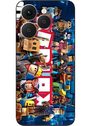 Чохол силіконовий epik для tecno spark 40 (km5n) з принтом roblox класичні герої