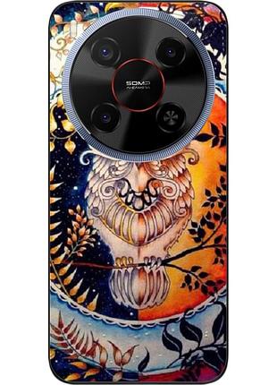 Силіконовий чохол epik для zte nubia v70 max з принтом сова