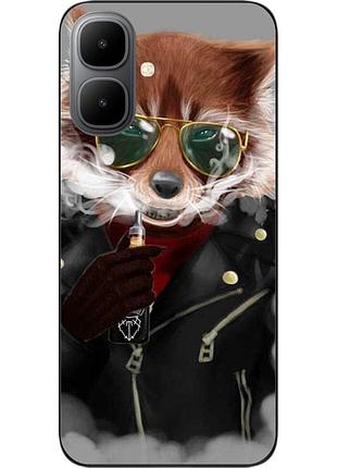 Силиконовый чехол epik для infinix smart 10 (x6725) с принтом крутой енот