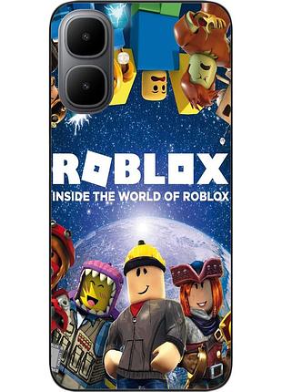 Силиконовый чехол epik для infinix smart 10 (x6725) с принтом роблокс персонажи