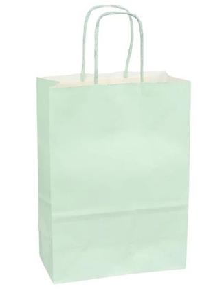 Подарункові пакети крафт 22*16*8 см, 120 г/м2 (упаковка12 шт)