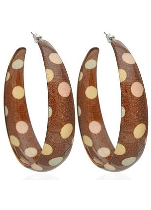 Серьги кольцо ø7см (2790) вариант 04