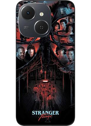 Силиконовый чехол epik для tecno spark 40c (km4k) с принтом stranger things векна