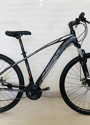Горный спортивный велосипед azimut nevada gfrd 24 дюйма черно-серый (original shimano)
