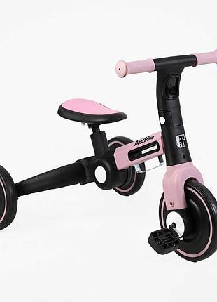 Велосипед детский 3-х колесный для девочки bs-11402 "best trike" eva колеса